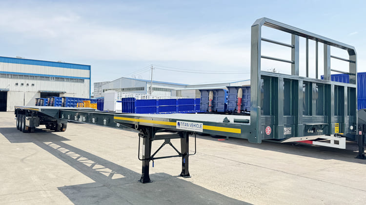 Tri Axle Extendable Flat Bed Trailer for Sale in Nigeria