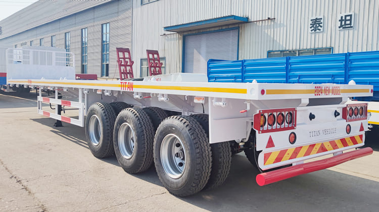 Tri Axle 40Ft Flat Trailer for Sale in Nigeria