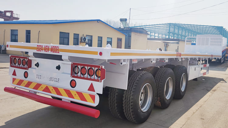 Tri Axle 40Ft Flat Trailer for Sale in Nigeria