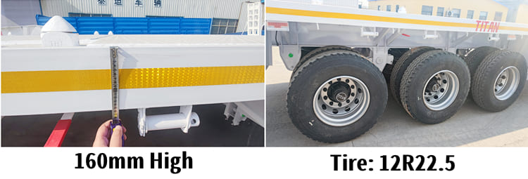 Tri Axle 40Ft Flat Trailer for Sale in Nigeria