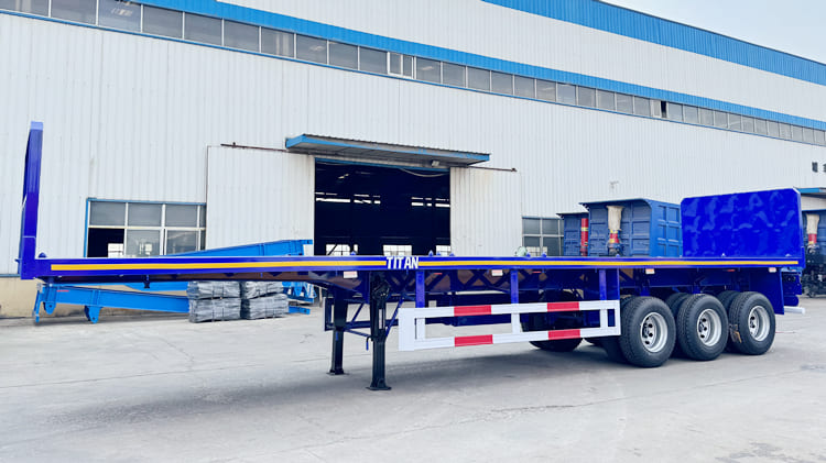 40Ft Flat Bed Semi Trailer for Sale in Dominican