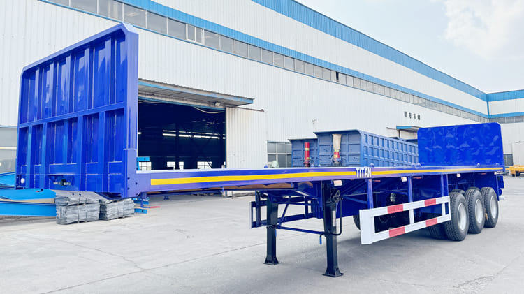 40Ft Flat Bed Semi Trailer for Sale in Dominican