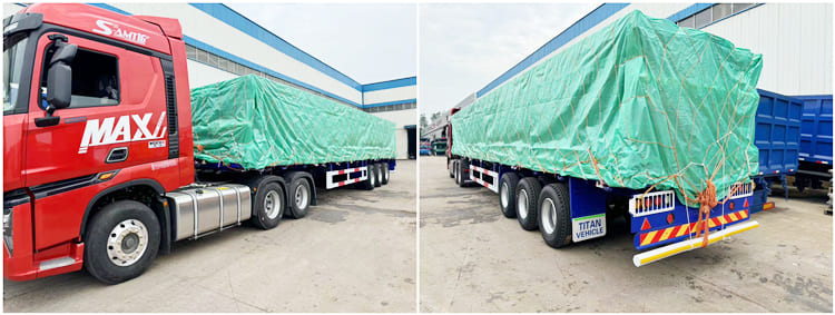 Buy New 3 Axle Flatbed Trailers for Sale Near Me in Tanzania