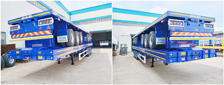 Buy New 3 Axle Flatbed Trailers for Sale Near Me in Tanzania