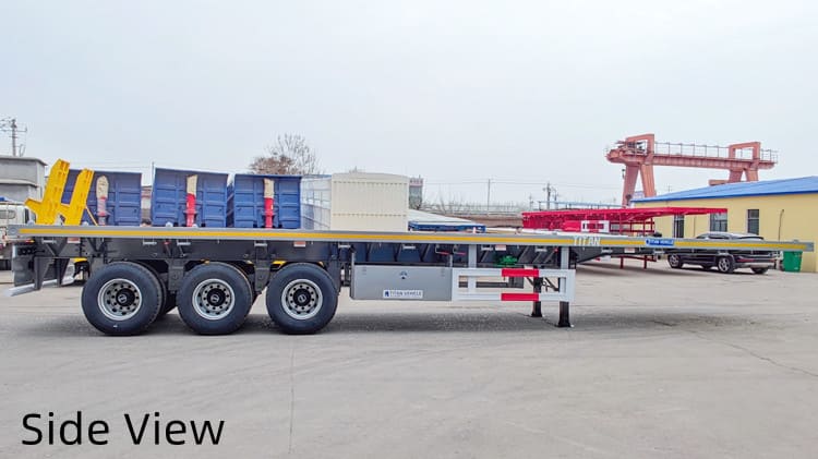Tri Axle Flatbed Trailer for Sale in Tanzania