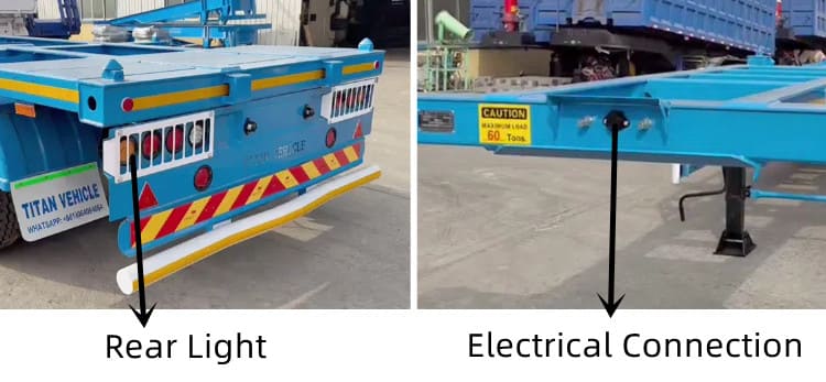 3 Axle Container Chassis Trailer for Sale in Congo