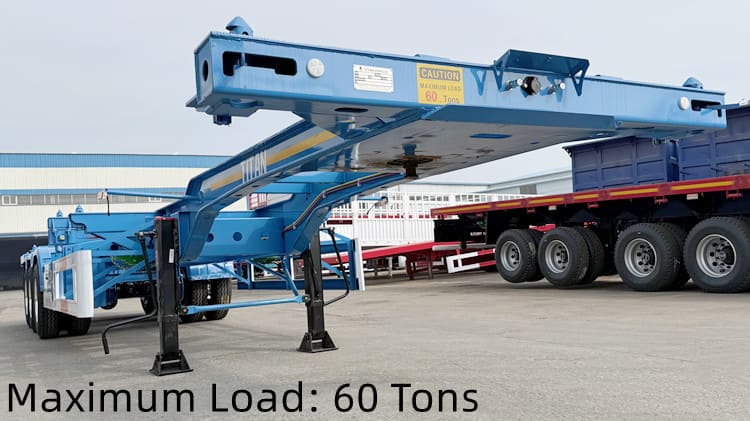 3 Axle Container Chassis Trailer for Sale in Congo