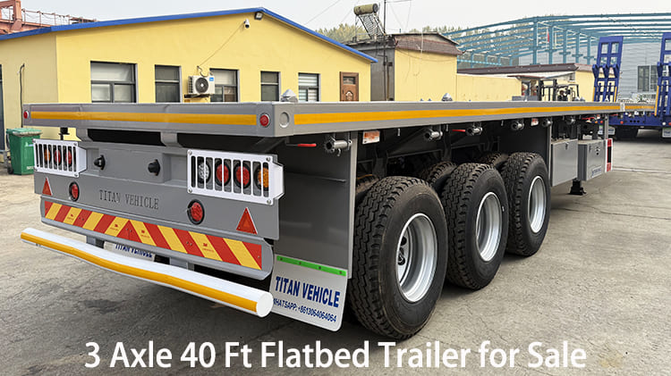 3 Axle 40 Ft Flatbed Trailer for Sale in Jamaica Montego Bay