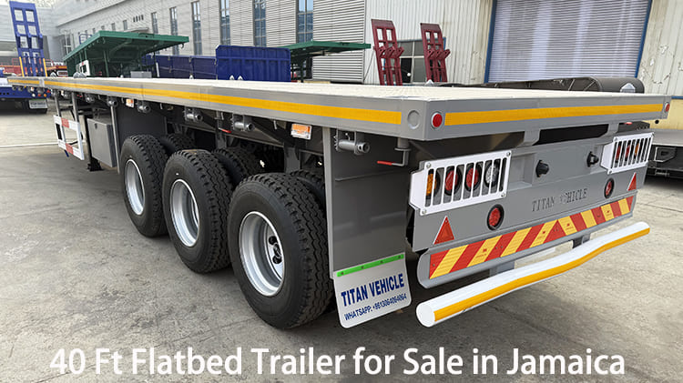 3 Axle 40 Ft Flatbed Trailer for Sale in Jamaica Montego Bay
