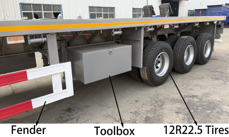 3 Axle 40 Ft Flatbed Trailer for Sale in Jamaica Montego Bay