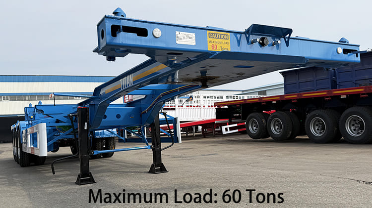 3 Axle 60 Ton Container Skeleton Trailer for Sale in Jamaica