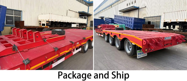 4 Axle 80 Ton Lowbed Trailer for Sale in Guyana Georgetown