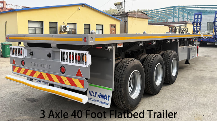 3 Axle 40 Foot Flatbed Trailer for Sale in Guyana