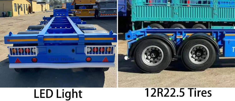 2 Axle 20 Ft Gooseneck Container Trailer for Sale in Guam
