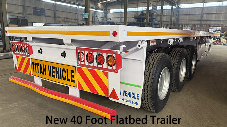 New Tri Axle 40 Foot Flatbed Trailer for Sale in Guyana
