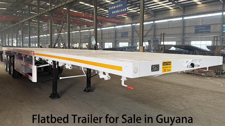 New Tri Axle 40 Foot Flatbed Trailer for Sale in Guyana