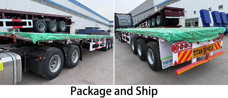New Tri Axle 40 Foot Flatbed Trailer for Sale in Guyana