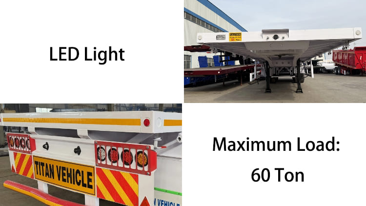 New Tri Axle 40 Foot Flatbed Trailer for Sale in Guyana