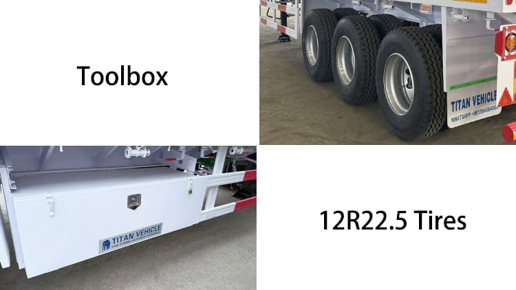 New Tri Axle 40 Foot Flatbed Trailer for Sale in Guyana