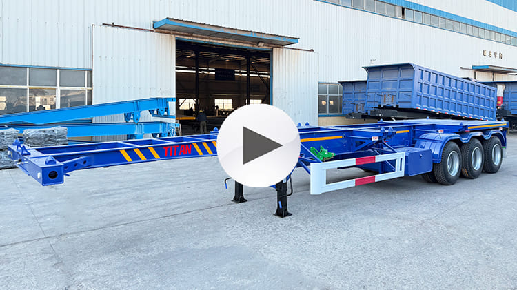 Tri Axle 40 Ft Container Chassis Trailer for Sale in Guam Agana