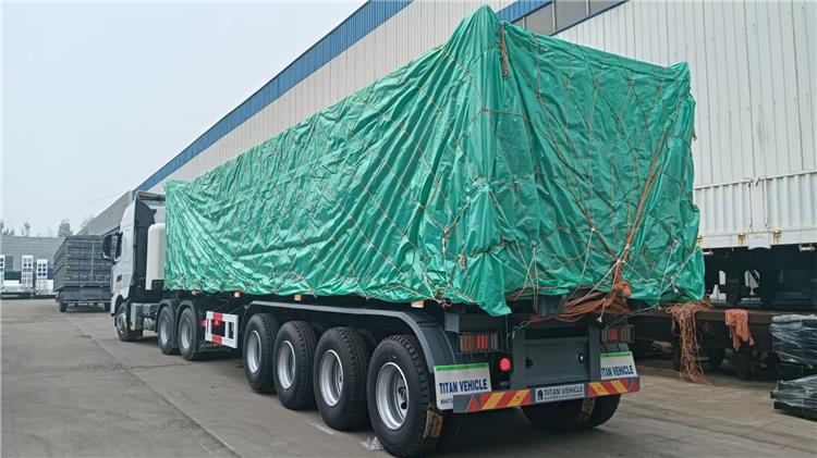 4 Axle 80 Ton End Dump Semi Trailers for Sale in Jamaica