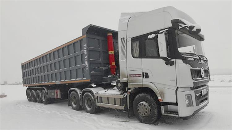4 Axle 80 Ton End Dump Semi Trailers for Sale in Jamaica