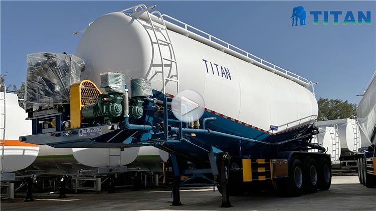 Dry Bulk Cement Tanker Truck Trailer for Sale In Jamaica