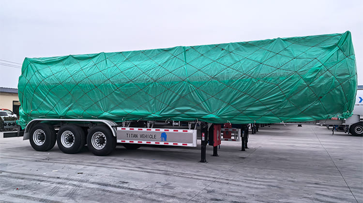 45000 Liters Aluminum Fuel Tanker Semi Trailer for Sale in Jamaica