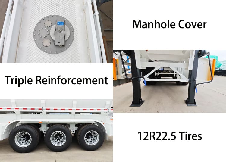 Tri Axle 42000 Liters Crude Oil Tanker Trailer for Sale in Jamaica
