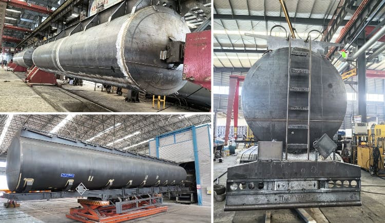 Tri Axle 42000 Liters Crude Oil Tanker Trailer for Sale in Jamaica