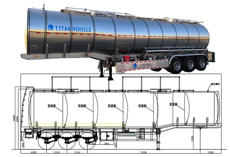 Tri Axle Stainless Steel Tanker Trailer | Petrol Tanker for Sale in Jamaica