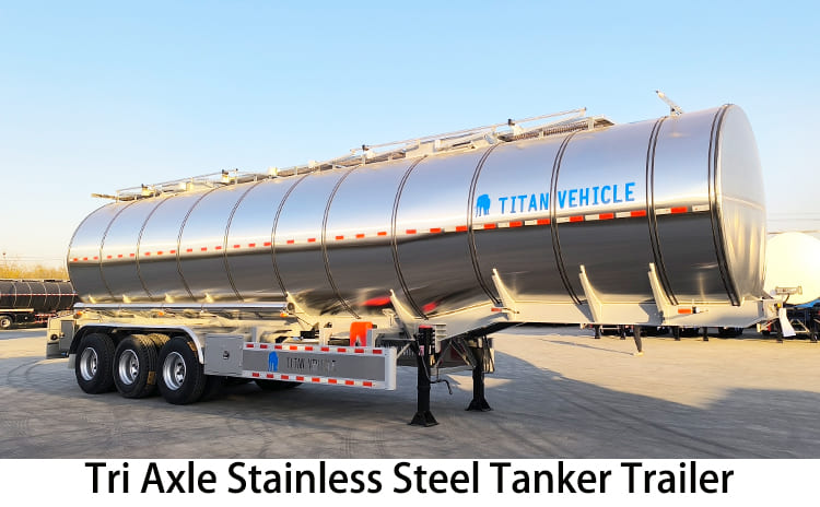 Tri Axle Stainless Steel Tanker Trailer | Petrol Tanker for Sale in Jamaica