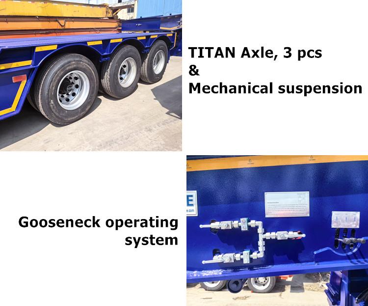 3 Axle 60 Ton RGN Lowboy Trailer for Sale Near Me in Jamaica