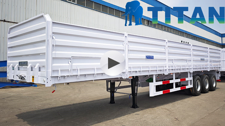 3 Axle China Side Wall Semi Trailer for Sale in Jamaica