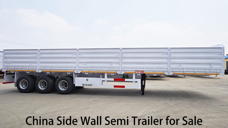 3 Axle China Side Wall Semi Trailer for Sale in Jamaica