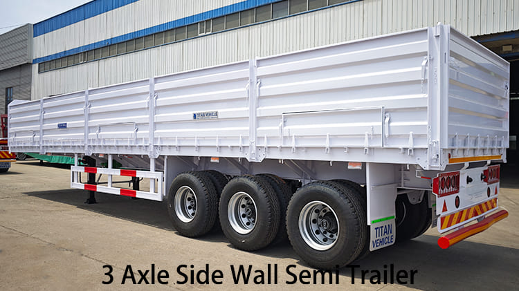 3 Axle China Side Wall Semi Trailer for Sale in Jamaica