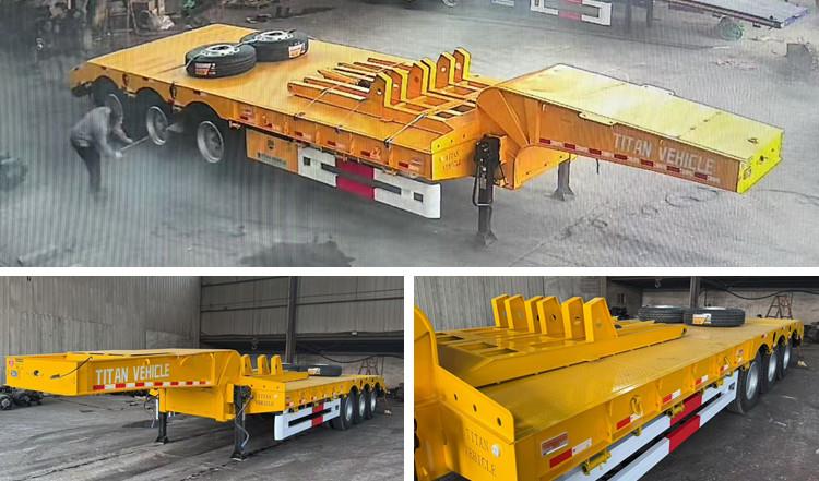 50 Ton 40 Feet Semi Low Bed Trailer for Sale in Jamaica