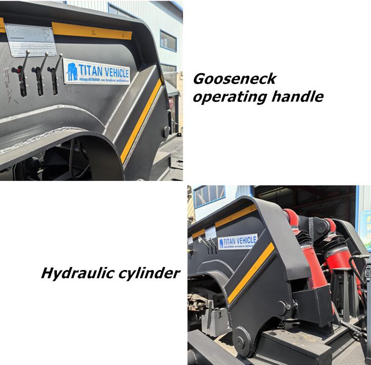 Hydraulic Detachable Gooseneck Lowboy Trailer for Sale in Jamaica