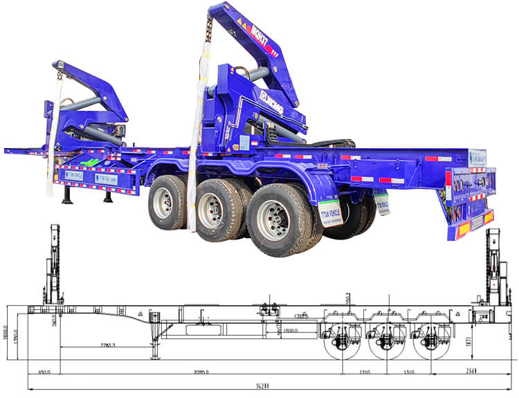 40 Ft Container Side Loader Trailer for Sale in Jamaica