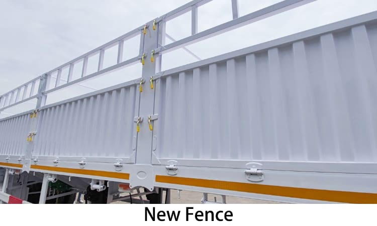 3 Axle Fence Cargo Semi Trailer for Sale in Tanzania