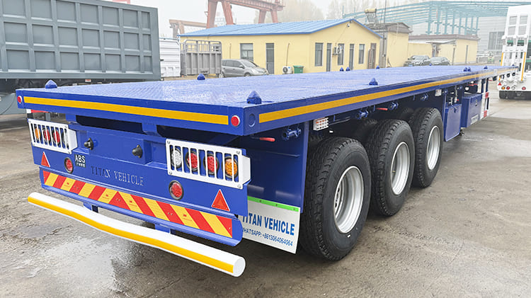 3 Axle Flatbed Semi Truck Trailer for Sale in Zimbabwe