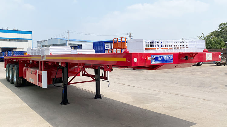 40 Ft Heavy Duty Flatbed Trailer | Flat Bed Trailer Price for Sale in Zimbabwe