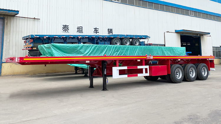 40 Ft Heavy Duty Flatbed Trailer | Flat Bed Trailer Price for Sale in Zimbabwe