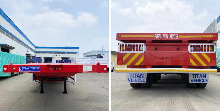 40 Ft Heavy Duty Flatbed Trailer | Flat Bed Trailer Price for Sale in Zimbabwe