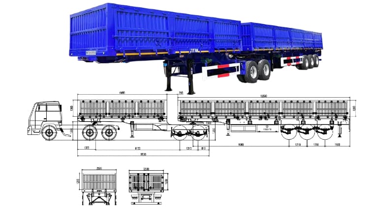 Dropside Superlink | Superlink Side Tipper Trailer for Sale in Zimbabwe