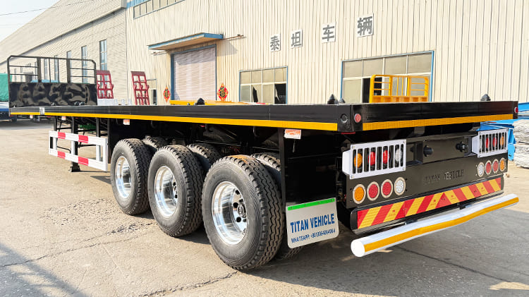 Tri Axle Flatbed Trailer for Sale in Zimbabwe