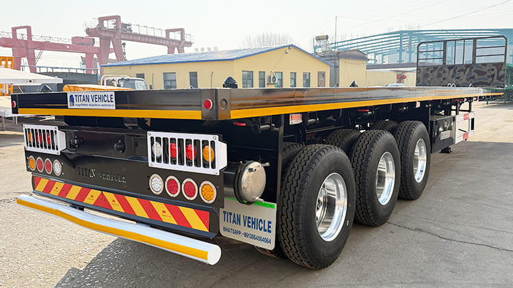 Tri Axle Flatbed Trailer for Sale in Zimbabwe