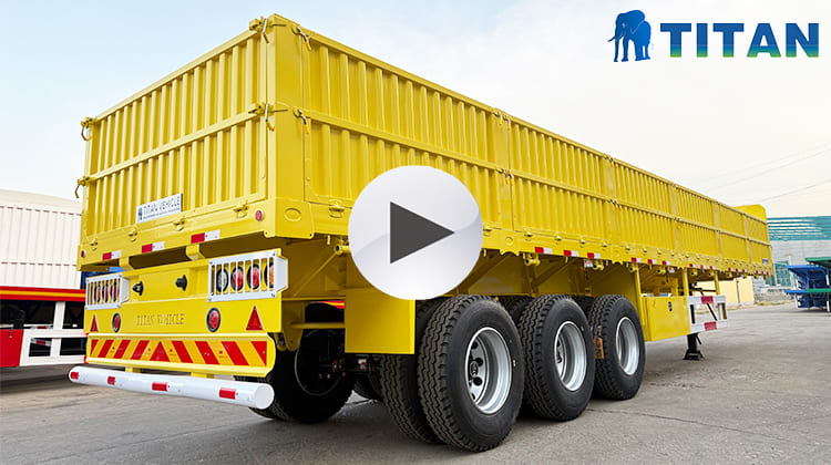 Bulk Cargo Sideboard Sidewall Semi Trailer Price for Sale in Zimbabwe
