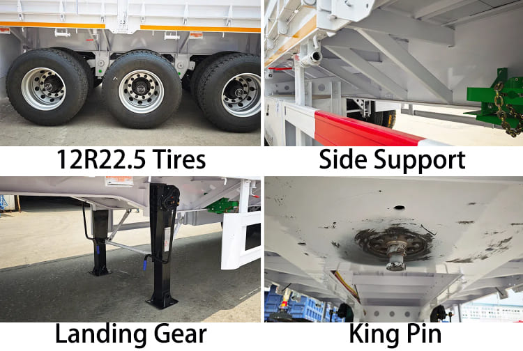 Tri Axle Dropside Semi Grain Trailer for Sale in Zimbabwe