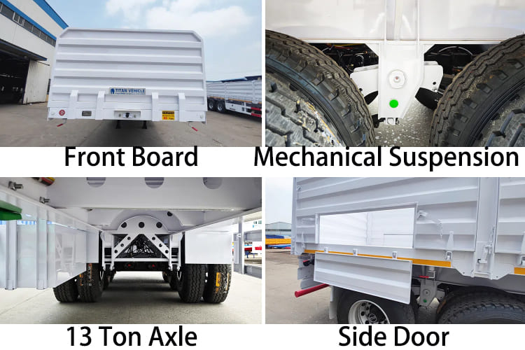 Tri Axle Dropside Semi Grain Trailer for Sale in Zimbabwe